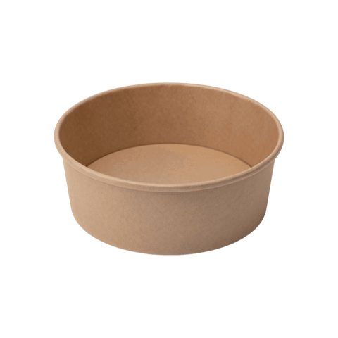 48 oz. Kraft Paper Salad Bowls - (300/Case)