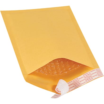 5 x 10" Kraft #00 Self-Seal Bubble Mailers (25 Pack)