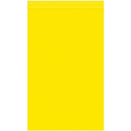 5 x 8" - 2 Mil Yellow Reclosable Poly Bags