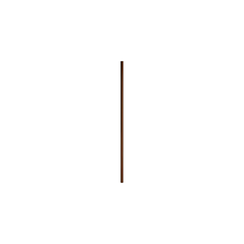 5.25" Brown Unwrapped Plastic Coffee Stirrers / Stir Sticks - (10000/Case)