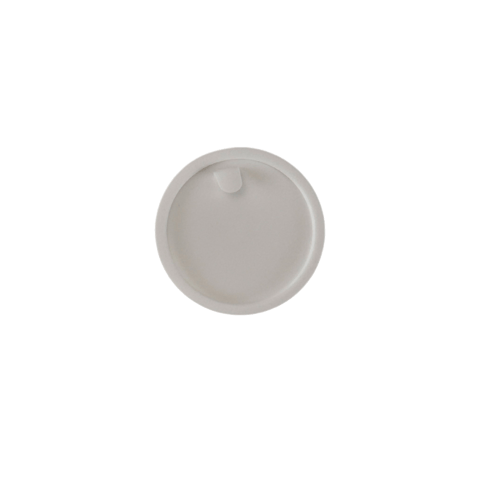 58mm White Polypropylene Sealing Disc Liner with Pull Tab - (500/Case)