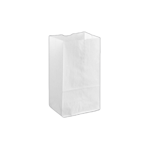 6 lb. White Waxed Paper Bag - (1000/Case)