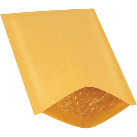 6 x 10" Kraft #0 Heat-Seal Bubble Mailers (25 Pack)