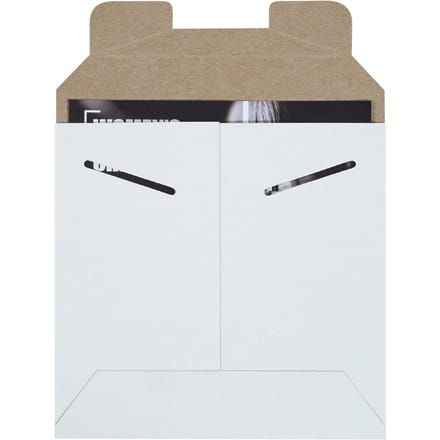 6 x 6" White Stayflats® Mailers
