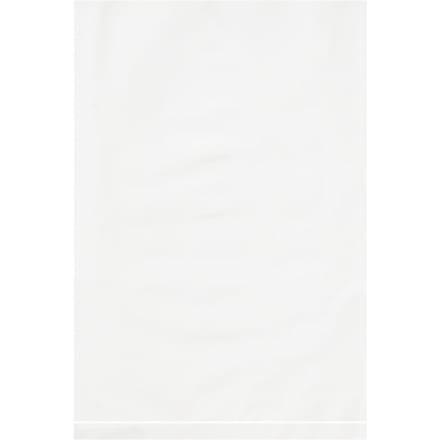6 x 9" - 2 Mil White Flat Poly Bags (100 Pack)
