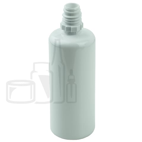 60ml White PET Plastic Bottle (1100/Case)