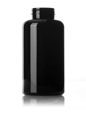 625cc Dark Amber PET Plastic Packer Bottle 53-400(122/case)