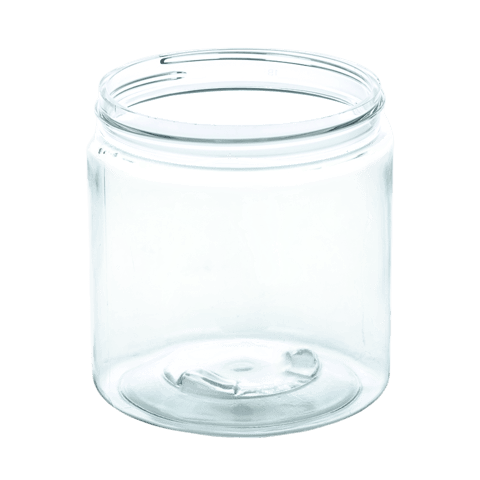 6oz PET Plastic Single Wall Jar 70-400 Clear (448/case)