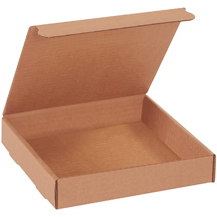 7 3/8 x 7 3/8 x 1 3/8" Kraft Literature Mailers