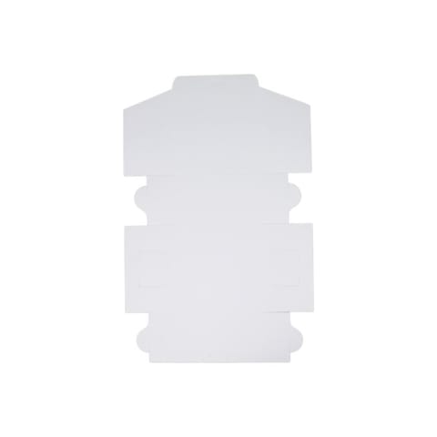 7" × 7" × 4" White Cake / Bakery Box, 1-Piece, Lock Corner - (250/Case) 6701