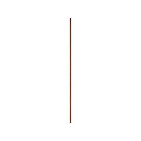 7" Brown Unwrapped Plastic Coffee Stirrers / Stir Sticks - (10000/Case)