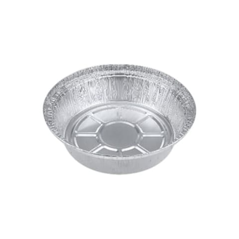 7" Round Aluminum Foil Take-Out Pan - (500/Case) V33002