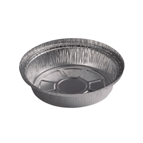 7" Round Foil Take-Out Pan - (500/Case)