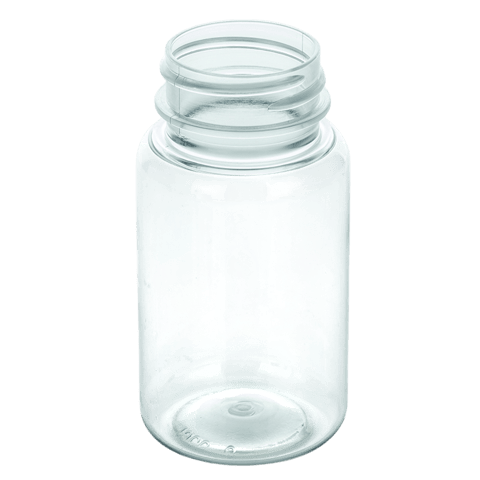 75cc Clear PET Plastic Packer Bottle 33-400(800/case)