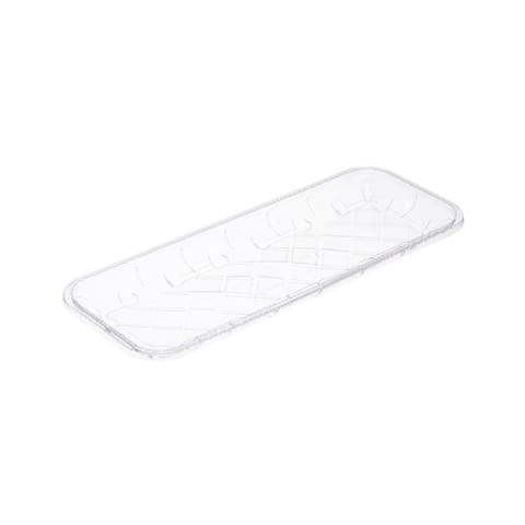 #7H Clear PET Plastic Meat Tray,  14 5/8" × 5 11/16" × 13/16" - (250/Case)