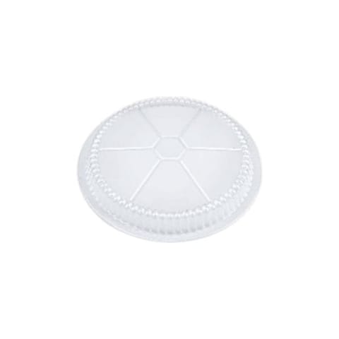 8" Clear Round Plastic Dome Lid - (500/Case) V33012