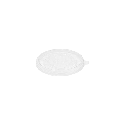 8 oz Clear Plastic Soup / Food Cup Lid, 90 mm - (1000/Case)
