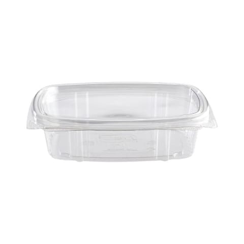 8 oz PET Plastic Hinged Deli Container - (200/Case)
