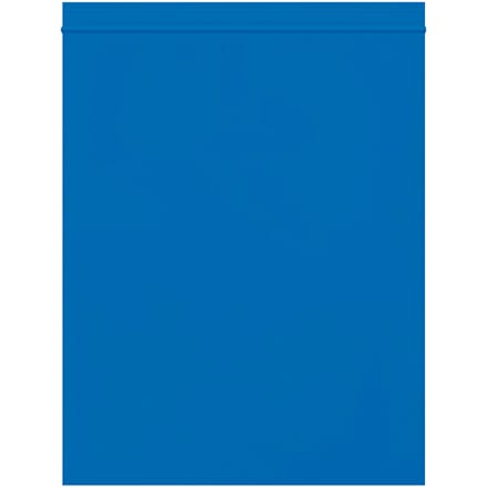 8 x 10" - 2 Mil Blue Reclosable Poly Bags