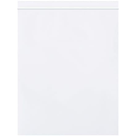 8 x 10" - 2 Mil White Reclosable Poly Bags