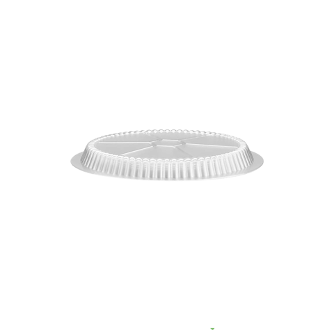 8" Clear Round Plastic Dome Lid - (500/Case)