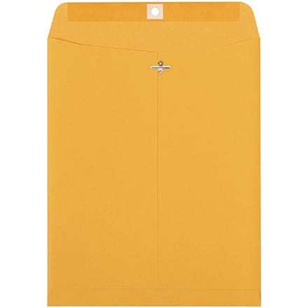 9 1/2 x 12 1/2" Kraft Clasp Envelopes