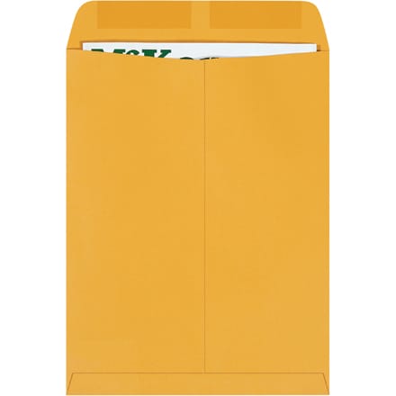 9 1/2 x 12 1/2" Kraft Gummed Envelopes