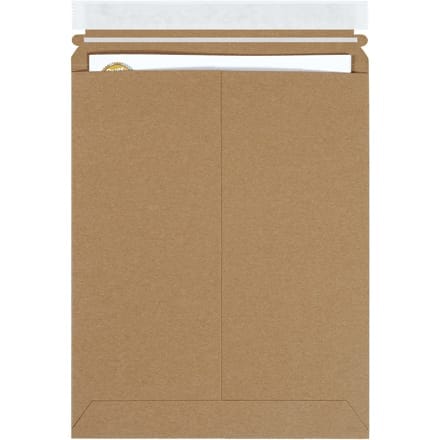 9 3/4 x 12 1/4" Kraft Self-Seal Stayflats Plus® Mailers