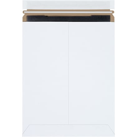 9 3/4 x 12 1/4" White Self-Seal Stayflats Plus® Mailers