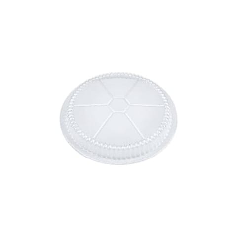 9" Clear Round Plastic Dome Lid - (500/Case) 2046DL