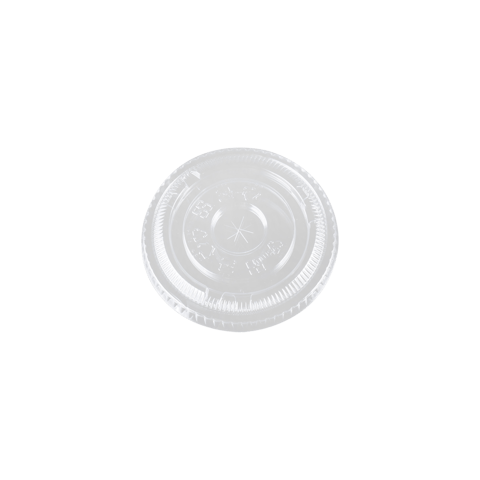 9 oz. Clear Plastic Cup Flat Lids​ - (1000/Case)