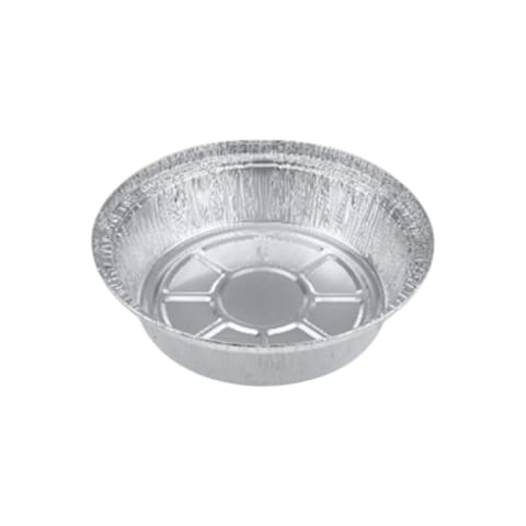 9" Round Aluminum Foil Take-Out Pan, Heavy Duty - (500/Case) V33004