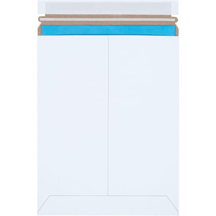 9 x 11 1/2" White Self-Seal Stayflats Plus® Mailers (25 Pack)