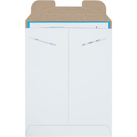 9 x 11 1/2" White Stayflats® Mailers