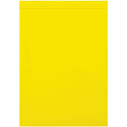 9 x 12" - 2 Mil Yellow Reclosable Poly Bags