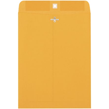 9 x 12" Kraft Clasp Envelopes