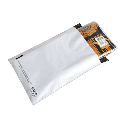 9" x 12" White Poly Mailers - Tear-Proof & Self-Seal Shipping Bags