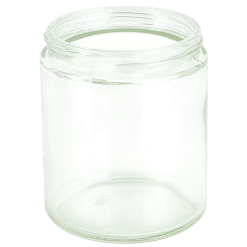 9oz Clear Glass Jar 70-400 (72/Case)