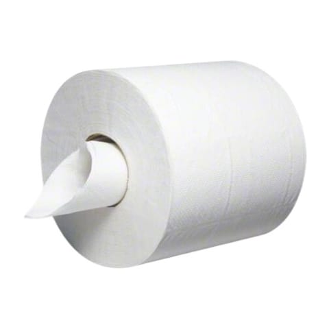 Advantage Renature White CenterPull Paper Towel Roll, 2 Ply, 7 3/4” x 10”, 600 Sheets/Roll - (6/Case) A1430
