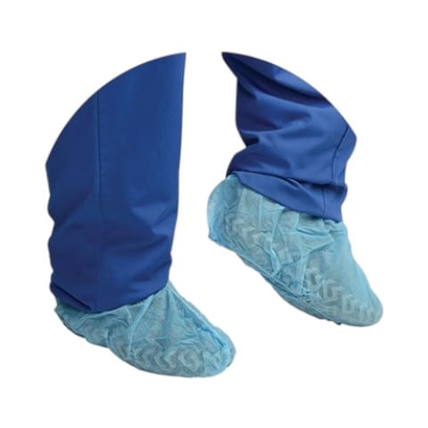Ambitex PSC3L Series Polypropylene Shoe Cover with Anti-Skid Bottom - L (300/Case)
