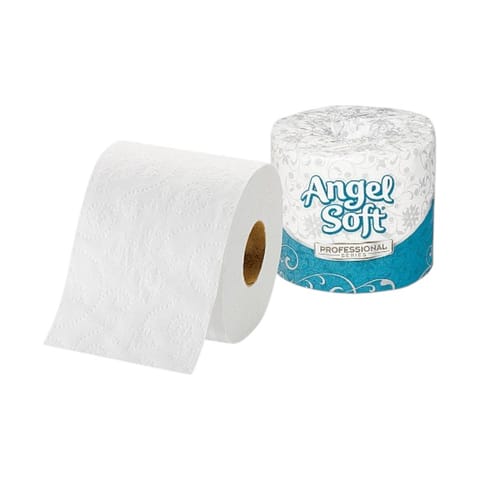 Angel Soft Professional Series Premium Toilet Paper Roll, 2-Ply, 4" x 4", 450 Sheets/Roll - (80/Case) 16880