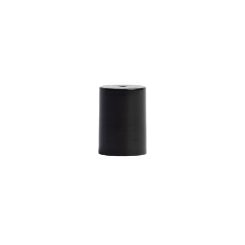 Black PP Cap for 10 ml Roll On Bottle