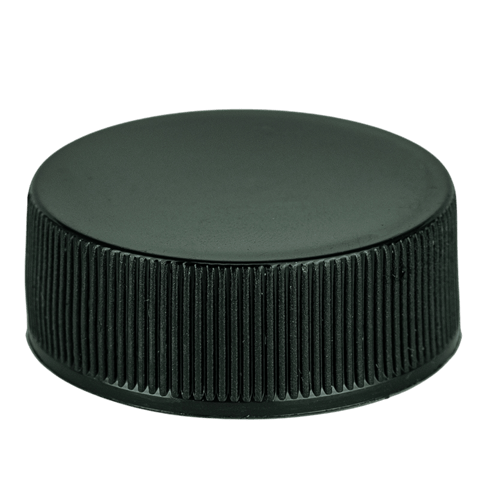 Black Ribbed CT Cap 89/400 - C1S 5-9 Universal HIS Liner - 624/case