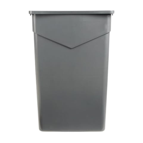 Carlisle 34202323 - TrimLine 23 Gallon Slim Rectangular Trash Can - Gray​​