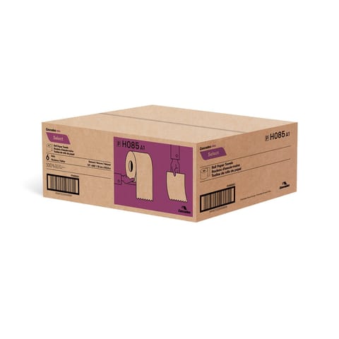 Cascades PRO Select Natural Roll Paper Towel, 1-Ply, 800 feet - (6/Case) H085
