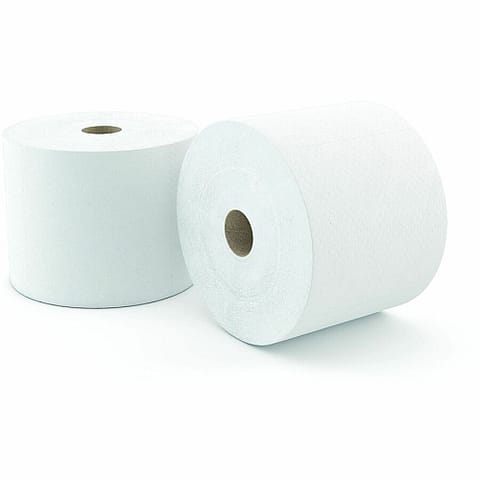 Cascades PRO Tandem White Toilet Paper Roll, 2-Ply, 4" x 3 3/4", 950 Sheets/Roll - (36/Case) T150