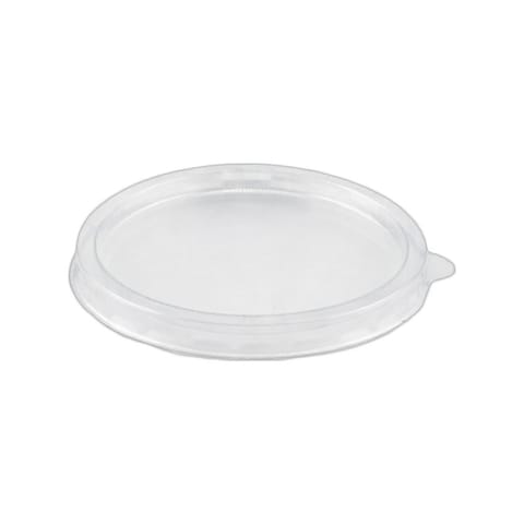 Clear PET Plastic Lid for Kraft Paper Portion Cup, Fits 2 & 4 oz - (1000/Case)