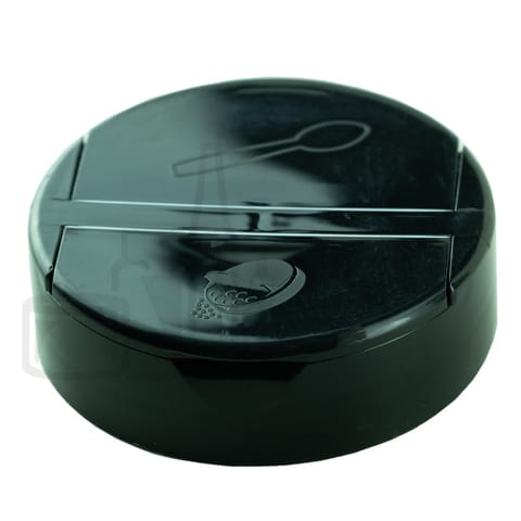 CT Cap - Smooth - Black - 63-485 - FLAPPER 63 485, SRN 300/POUR BLACK 7783 FS5- 4 .008 C1S/.002R1 ENG "SFF" BLACK PRINT 4 7/8" TT