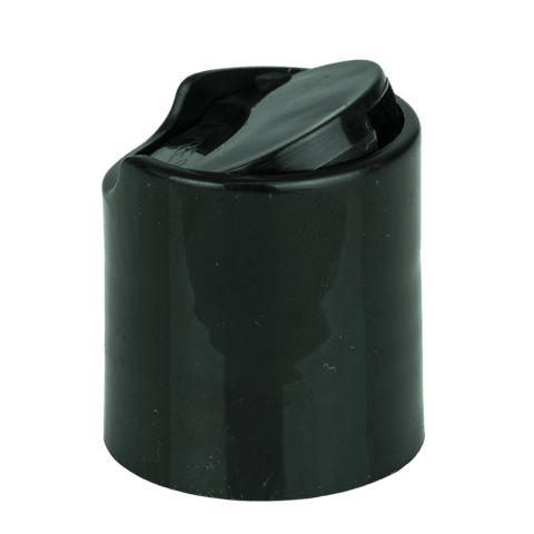 Disc Top Black Smooth Skirt with Pressure Liner 20-410 (4000/Case)