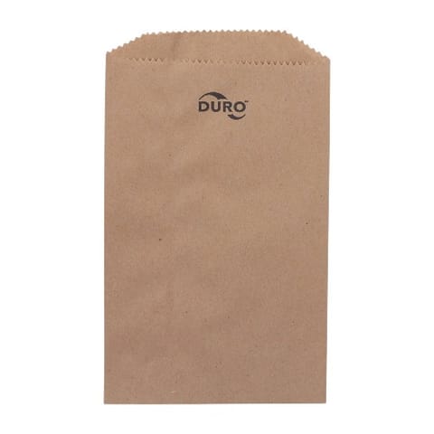 Duro 6 1/4" x 9 1/4" Brown Merchandise Paper Bag 30#BW - (3000/Case) (14926)